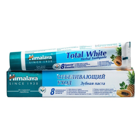 Himalaya Зубная паста Total White "Отбеливающий уход" 50 мл